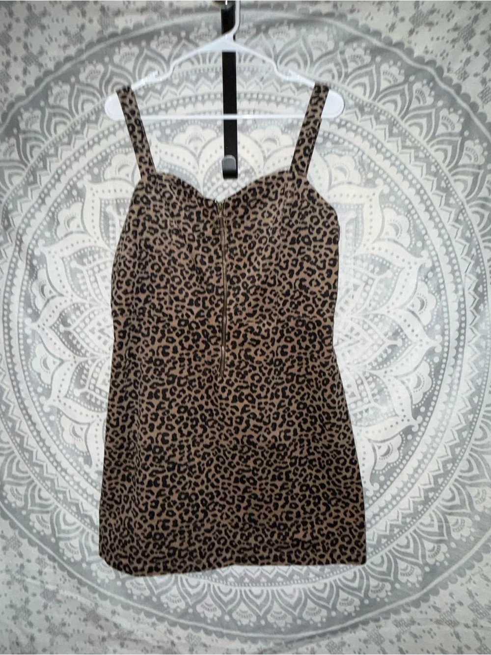 Leopard Print Cami dress - Brown - Picture 1 of 4